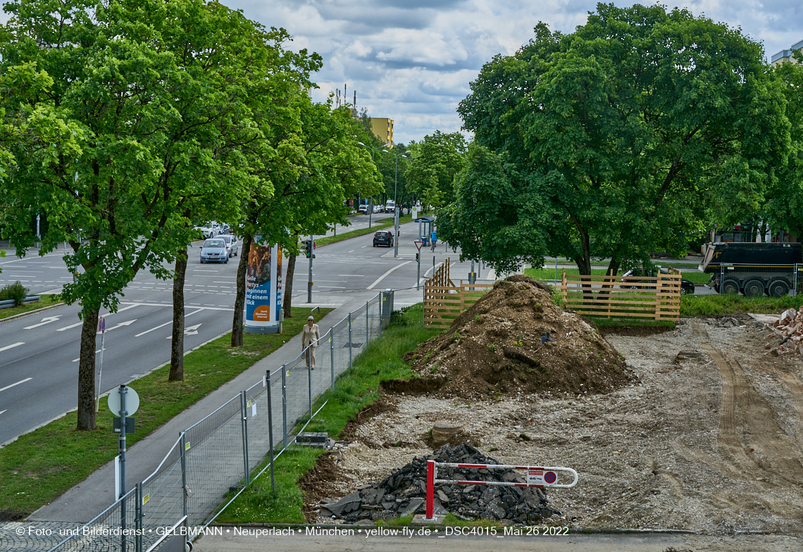 26.05.2022 - Baustelle am Haus für Kinder in Neuperlach
